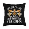 Bee the Change Plant a Bee Friendly Garden Bee Throw