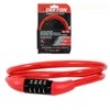 Dekton DT70310 Combination Number Bike Bicycle Lock, Red, 8 mm
