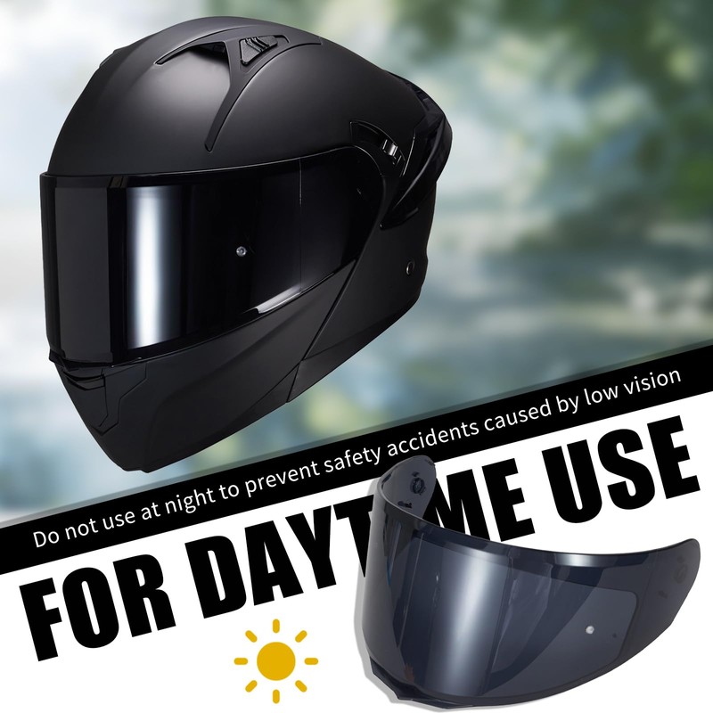 JQF Gear SJ-809 Modual Helmet Visor Shield Helmets Replacement Accessories