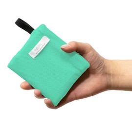 Asahi Koyo CPT25-06 Leisure Sheet, Compact, 15.7 x 27.6 inches (40 x 70 cm), Light Green, Lightweight, Palm Size, Washable, Includes Hanging String