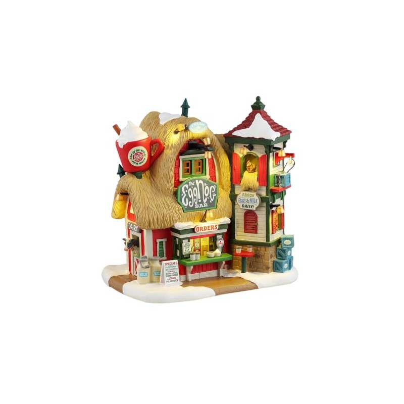 Lemax The Eggnog Bar, Battery Operated (4.5V) #45263