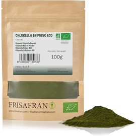 FRISAFRAN Organic Chlorella Powder 100g, 1 piece / FRISAFRAN 유기농 클로렐라 분말 100g, 1개