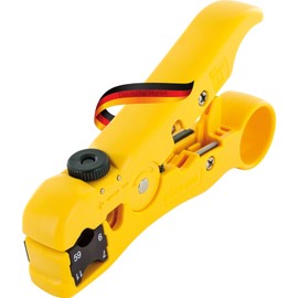 SCHWAIGER 5187 Wire Stripper Pliers Cable Cutter Stripping Tool Cable Pliers Crimping Tool Cutter Blades Sturdy Handle Coaxial Stripping