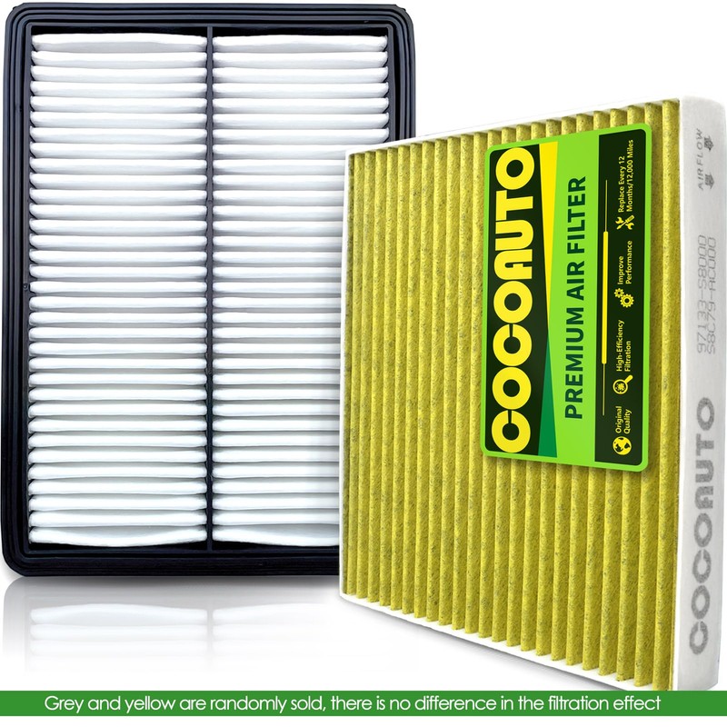 COCOAUTO Engine & Cabin Air Filter Kit for Palisade (2020-2025),