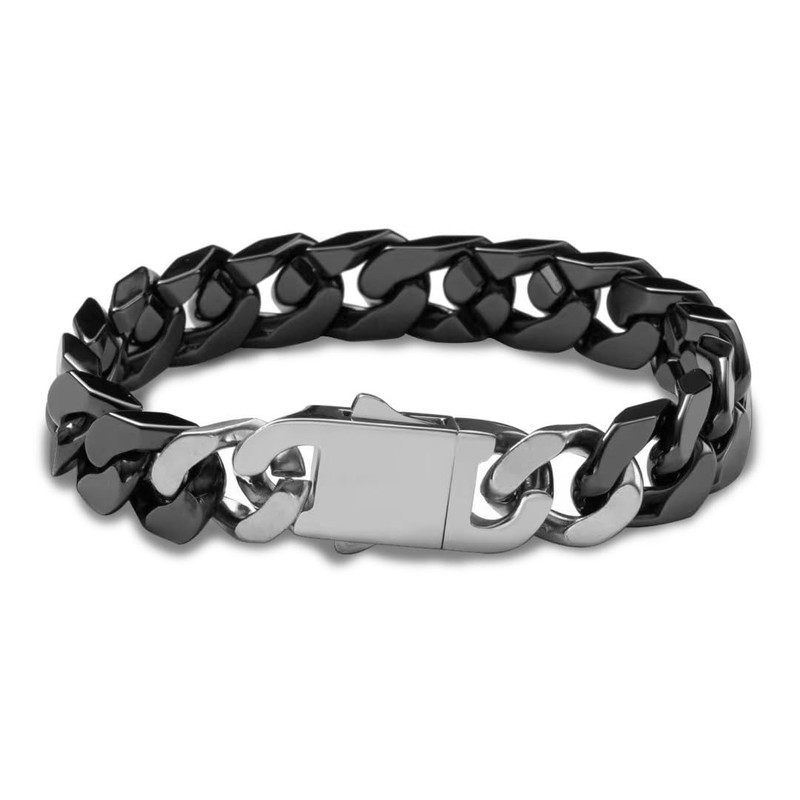 HALLEBEADS 2 Sets Stainless Steel Spring Clasps Cuban Link Clasp