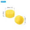 PATIKIL 1.2inch Plastic Bottle Caps for Crafts, 50Pcs Reusable Protection