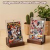 Junkin 3 Set Sport Card Display Walnut Trading Cards Displays