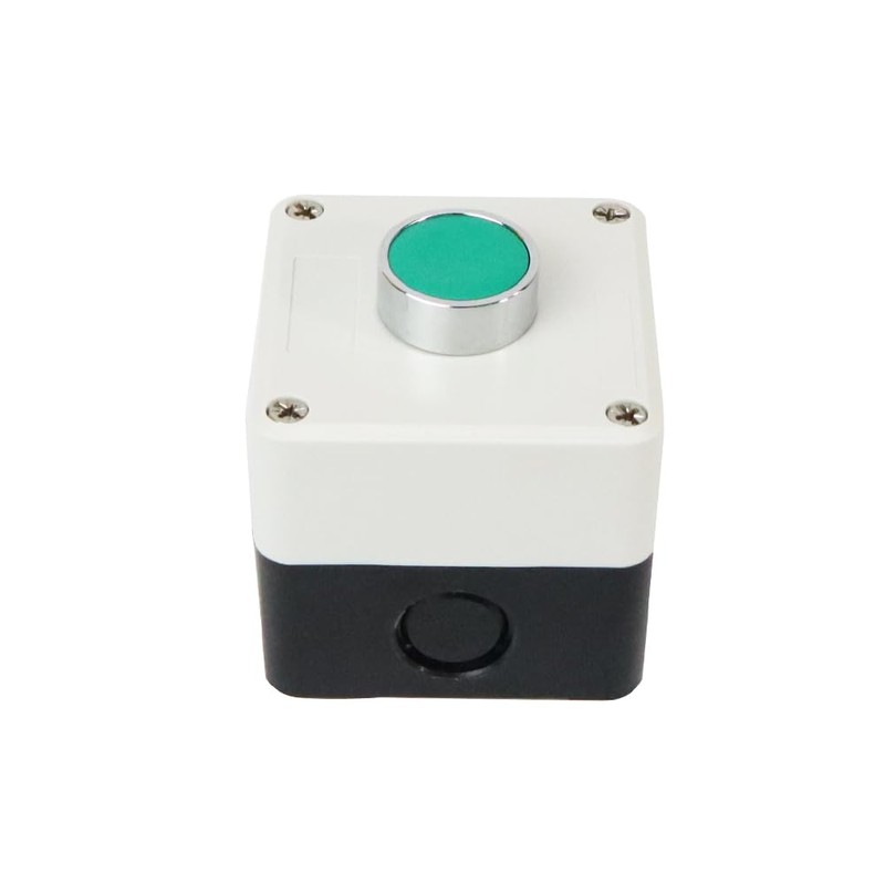 ATO Momentary Push Button Switch Station Box, 1 NO+1NC, ABS