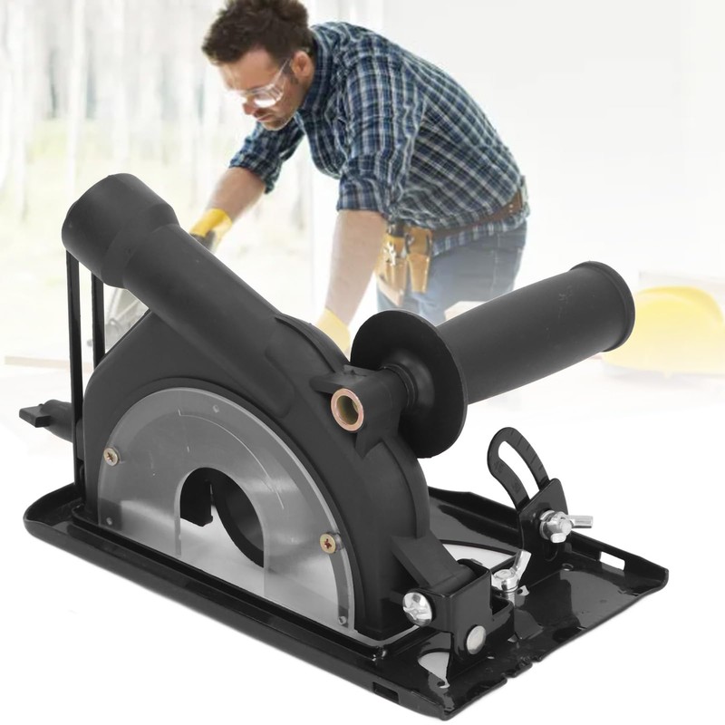 Angle Grinder Stand, Adjustable Cutting Bracket Protective Cover 0-45° Angle