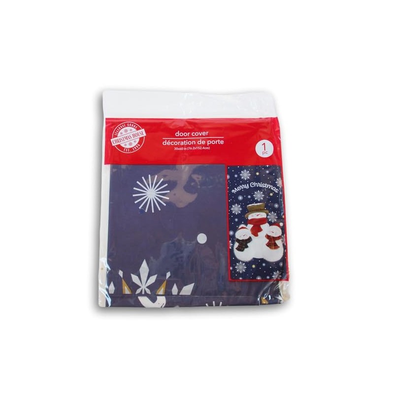 Christmas Holiday Decorative Door Panel Cover - 30 x 60