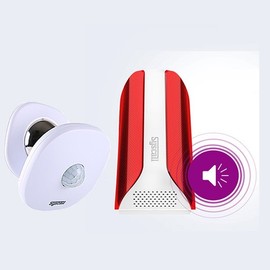 Ciscall Motion Sensor & Strobe Siren Security System Set Wireless Sensor Alarm