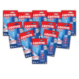 Loctite Loctite Super Glue Professional Liquid, 20 Gram Bottle, 12 Pack - Clear Superglue for Plastic, Wood, Metal, Crafts, & Repair, Instant Glue Adhesive, Quick Dry