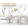 Stainless Steel Semi-Automatic Egg Whisk Hand Push Rotary Whisk Hand