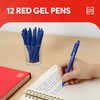 TRU RED Retractable Gel Pens, Medium Point 0.7mm, Blue Ink,
