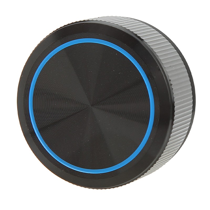 Guitar Knob Aluminum Black Plate Blue Line Professional 1/4in Axes