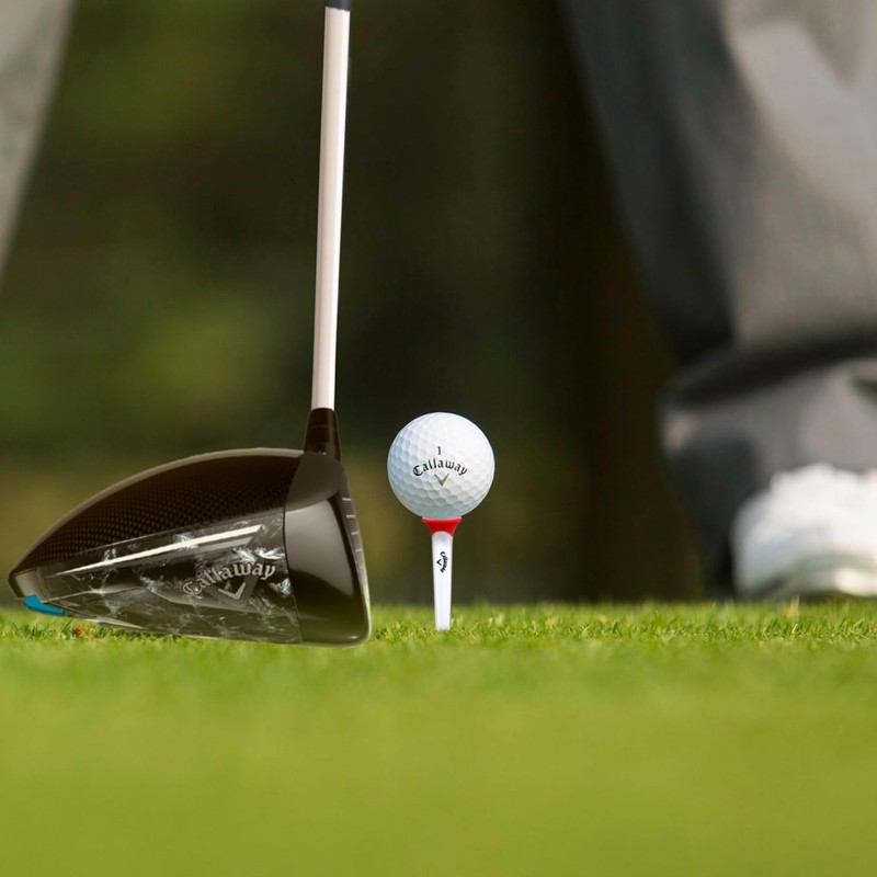 Callaway Par-Tee Plastic Golf Tees - 10 Pack (Red)