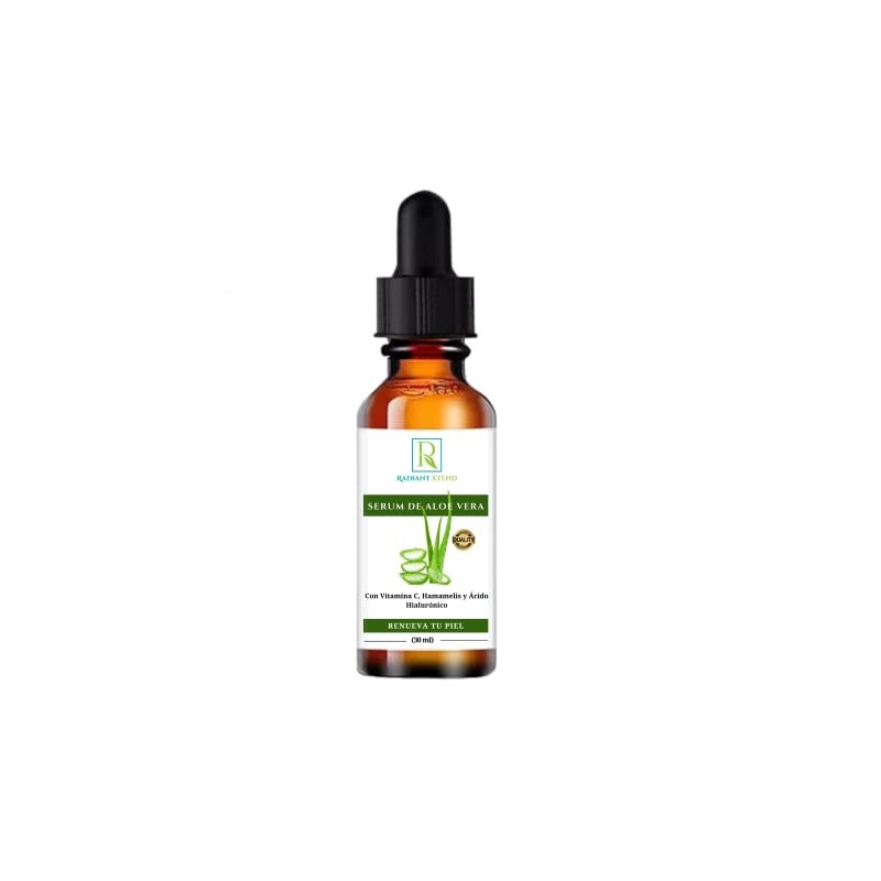 SERUM DE ALOE VERA CON VITAMINA C, HAMAMELISY ACIDO HIALURÓNICO