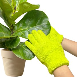 HejVulkan Plant Cleaning Gloves - Gentle & Soft Dusting Gloves for Plants, Extra Thick Leaf Cleaning Gloves for Houseplants, Remove Dust from Leaves, Keep Plants Clean