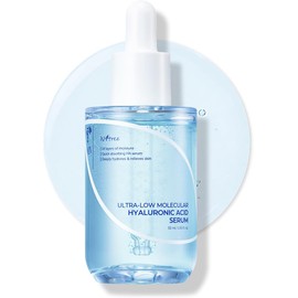 ISNTREE Ultra-Low Molecular Hyaluronic Acid Serum 1.69 fl.oz Vegan Korean Skincare 14-Complex Hyaluronic Acid Deep Hydration Lightweight & Fast-Absorbing