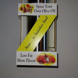 Misto The Gourmet Olive Oil Vinegar Sprayer Stainless Steal Brand New