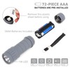 SEAMAGIC 24-Pack Small Flashlights Set, Super Bright 100 Lumen LED