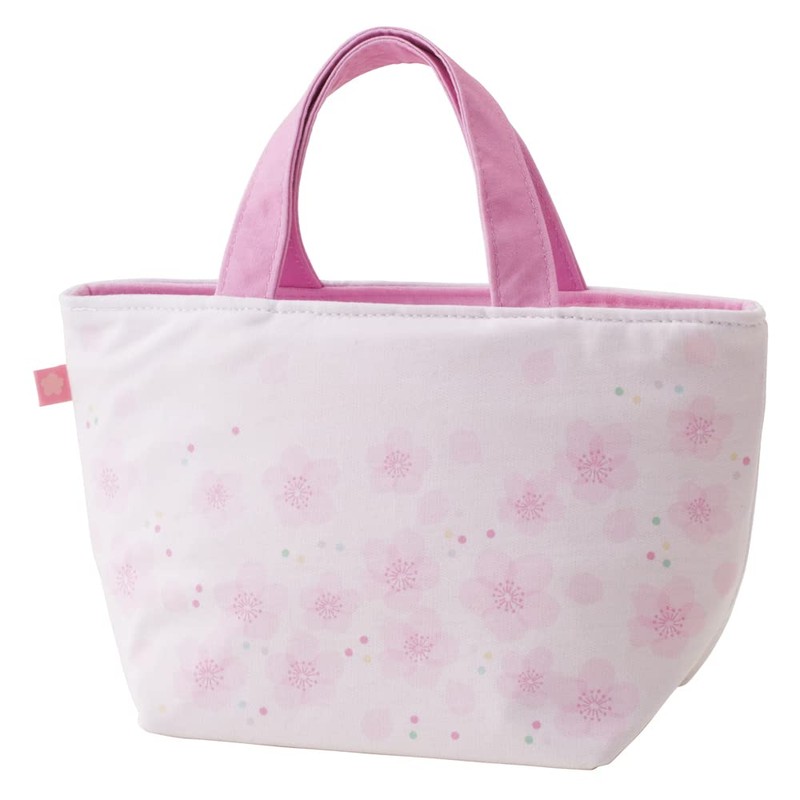 Skater KNB1N-A All Smile Lunch Bag, Sweat Fabric, Cherry Blossom