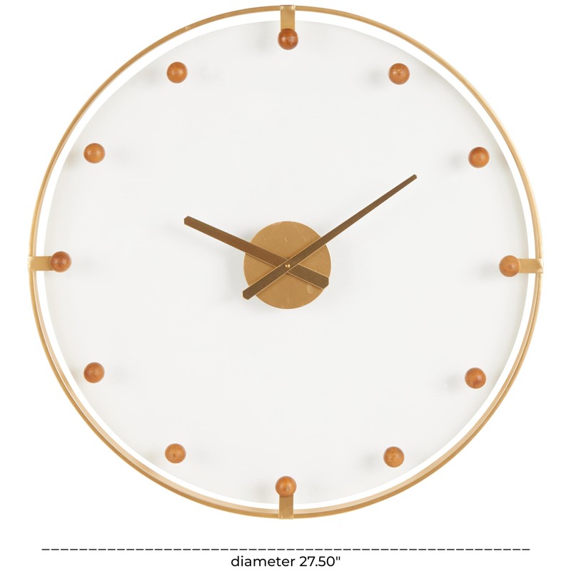 Deco 79 Metal Decorative Wall Clock Wall Clock for Home