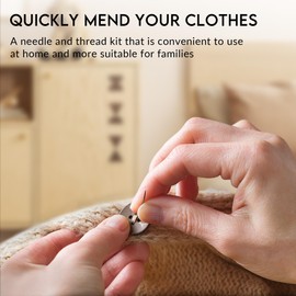 Cqouimbo Large Sewing Kit, 213 Premium Sewing Supplies, 38 XL Thread Spools, Suitable for Travellers, Adults, Children, Beginners, Emergency, DIY and Home