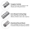 QUARKZMAN 4 mm Cutter 1/6 Inch (4 mm) with Straight