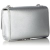Valentino by Mario Valentino Womens VBS1R403G Divina Clutch Silver (ARGENTO)