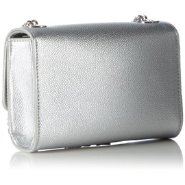 Valentino by Mario Valentino Womens VBS1R403G Divina Clutch Silver (ARGENTO)