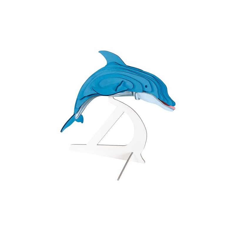 Pebaro 864/1L Wooden Construction Kit Dolphin Laser Cut 3D Puzzle