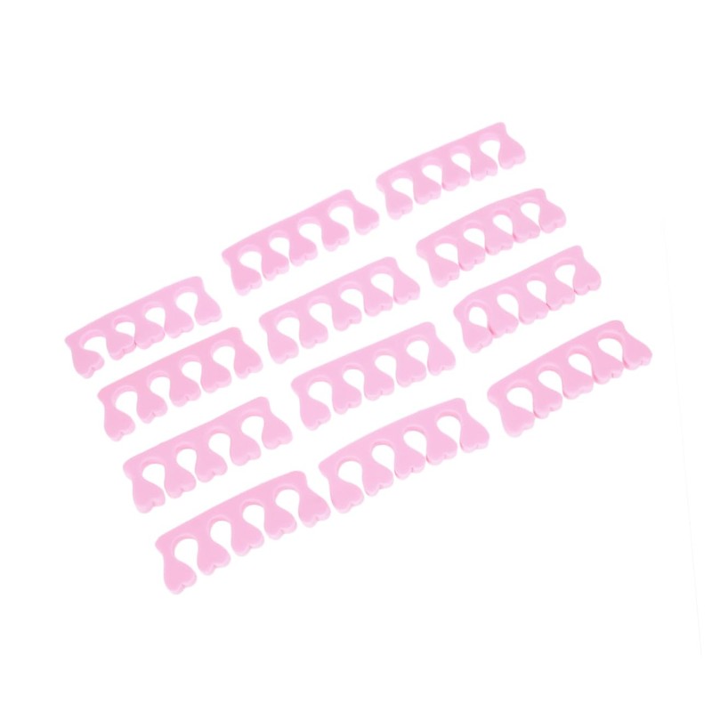 BIUDECO 120pcs Pink Foam Nail Toe Separators for Easy Manicure