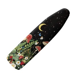 Vanideaoty Moon Mushroom 54 x 15 Ironing Board Cover Standard Full Size Elastic Edge Scorch Stain Resistant Ironing Cover