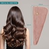 Toalla de microfibra para el cabello para mujer, paquete de
