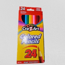 Cra-Z-Art Pre-Sharpened Colored Pencils Assorted Colors 24/Pack (10403WM-40)