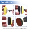 Mesee Pack of 2 Sanding Disc Pads, Polishing Pad Adapter,