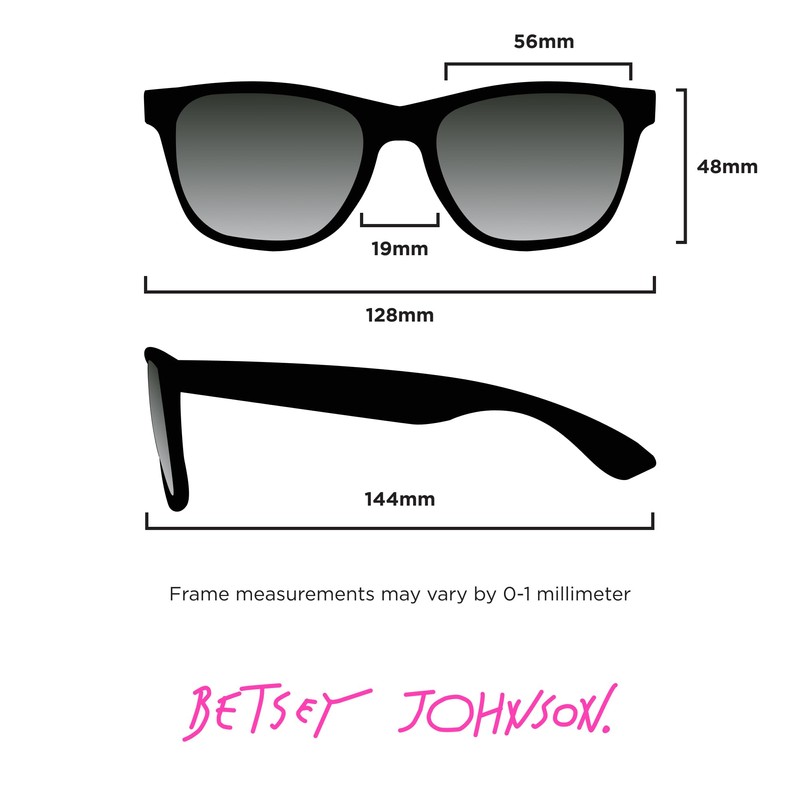Betsey Johnson Women's Serpentine Cat Eye Sunglasses, Purple Crystal with