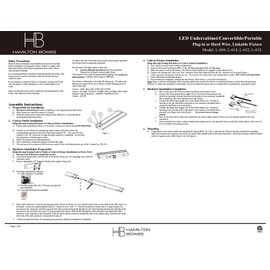 H. Bowes Black 18" Connector for L-6 Series Lights