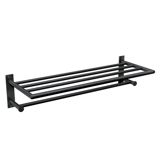 Moen Y5794BL Arlys 24-Inch Wide Modern Bathroom Hotel-Style Storage Shelf