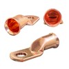 10pcs 2/0 AWG-3/8 Ring Battery Lugs, Copper Lugs, Battery Cable