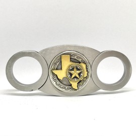 State of Texas Cigar Cutter – Double Guillotine Blades – in Gift Box
