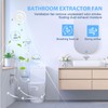 Neulriscn Bathroom Extractor Fan, 100mm Silent Extractor Fan with Remote