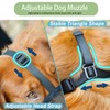Dog Muzzle, Muzzle for Large Dog with Velcro Straps, Breathable