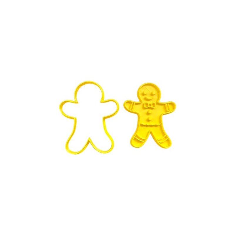 The Cookie Cutter Hub Gingerbread Man Cookie Cutter and Matching