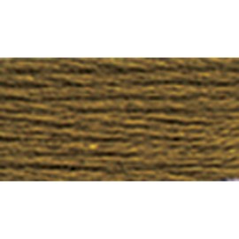 DMC 117-830 6 Strand Embroidery Cotton Floss, Dark Golden Olive, 8.7-Yard