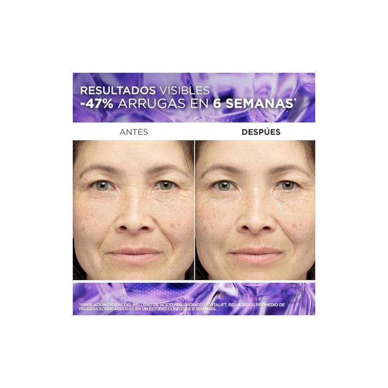 LOreal Paris Revitalift cido Hialurnico Srum de Rostro, Hidrata Intensamente