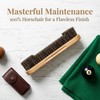 12 Inch Standard Pool Table Brush- Soft Horsehair Bristles Gently