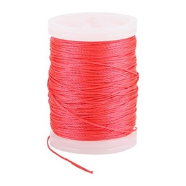 KIMISS Bowstring Bcy Serving Thread 400D Nylon Fibre 120M Durable Nylon Cord Serving Thread for Bowstring Archery Accessories (Black White) (Red)