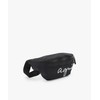 agnes b XAH03-04 Unisex Waist Pouch, Black